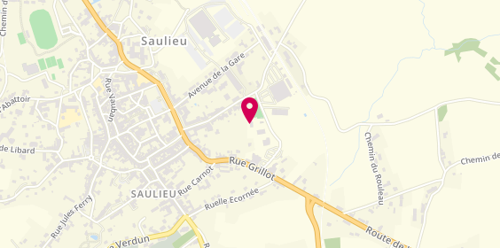 Plan de DEKRA, Faubourg de l'Auxois, 21210 Saulieu