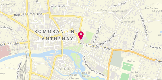 Plan de Autovision, parc Commercial de Plaisance, 41200 Romorantin-Lanthenay