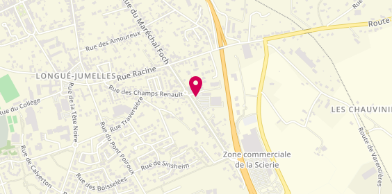 Plan de Sécuritest, avenue de Saumur, 49160 Longué-Jumelles
