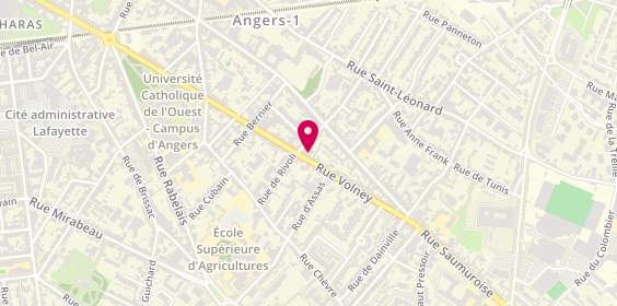 Plan de Autosecuritas, 117 Rue Volney, 49000 Angers