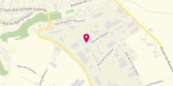 Plan de Autosur, Zone Industrielle 
Rue de l'Oeuvre, 21140 Semur-en-Auxois
