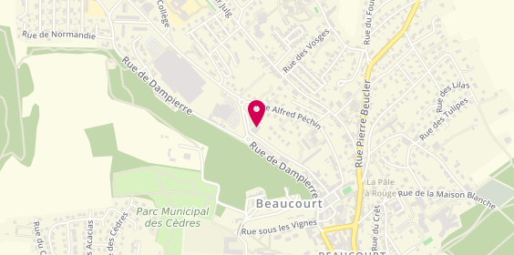 Plan de Abb Auto Bilan Beaucourt, 39 Rue Alfred Péchin, 90500 Beaucourt