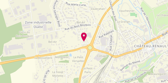 Plan de Sécuritest, Rond Point Intermarché
11 Bis Rue du Petit Versailles, 37110 Château-Renault