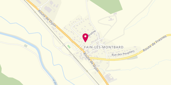 Plan de Autovision Pl, Zone Industrielle Zone Industrielle Fain, 21500 Fain-lès-Montbard