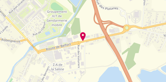 Plan de Numeri Route, 13 Route Belfort, 70200 Lure
