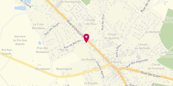 Plan de Ctao, 335 Route d'Orléans, 45570 Ouzouer-sur-Loire