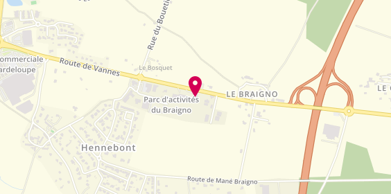 Plan de Sécuritest, Route de Brandérion le Braigno - Hennebont, 56700 Kervignac