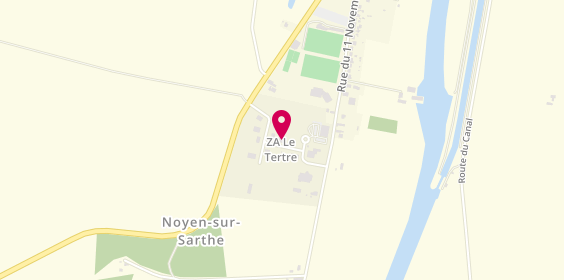 Plan de DEKRA, Zone Artisanale du Tertre, 72430 Noyen-sur-Sarthe