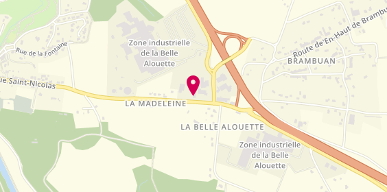 Plan de Autovision, Zone Industrielle la Belle Alouette, 56120 Josselin