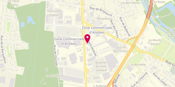Plan de Technicontrôle Amilly, 1207 avenue d'Antibes, 45200 Amilly