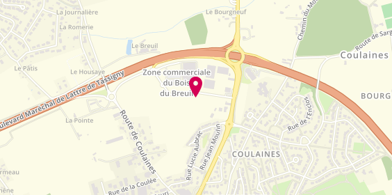 Plan de Autovision, Av. Du Bois du Breuil, 72190 Saint-Pavace