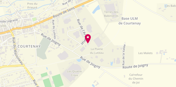 Plan de Bomd Securite Courtenay, Zone Industrielle de la Plaine du Luteau, 45320 Courtenay