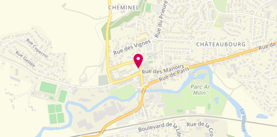 Plan de Auto Bilan, 3 Rue Joliot Curie Zone Artisanale la Goulgatiere, 35220 Châteaubourg