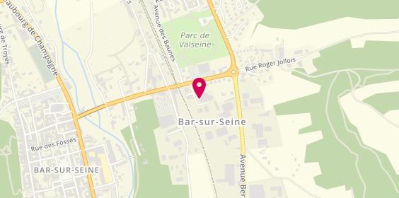 Plan de Autosur, 5 Bis Rue Maurice Marinot, 10110 Bar-sur-Seine