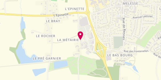 Plan de Autovision, Zone d'Activité
La Métairie, 35520 Melesse