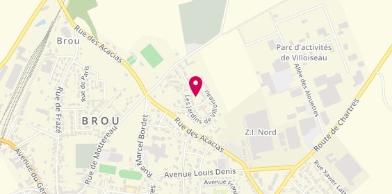 Plan de SARL Auto' Nome, Zone Artisanale de Villoiseau Route Chartres 13 Route Chartres, 28160 Brou