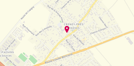 Plan de Controle Technique de Creney, 13 Rue de L&#039;Aulne Zone Artisanale des Sources, 10150 Creney-près-Troyes