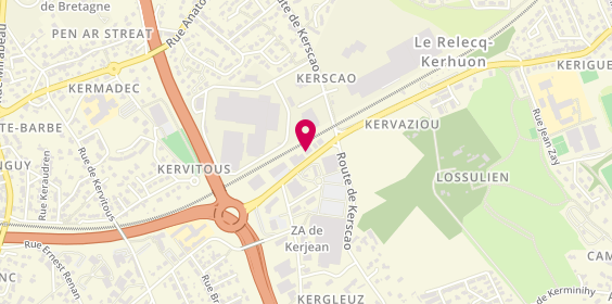 Plan de Centre contrôle technique NORISKO, 15 Boulevard Charles de Gaulle, 29480 Le Relecq-Kerhuon