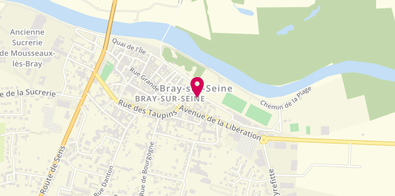 Plan de Autovision, 491 Rue des Pâtures, 77480 Bray-sur-Seine