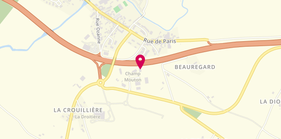 Plan de Autovision, Zone Artisanale Les Grouas, 61170 Saint-Julien-sur-Sarthe
