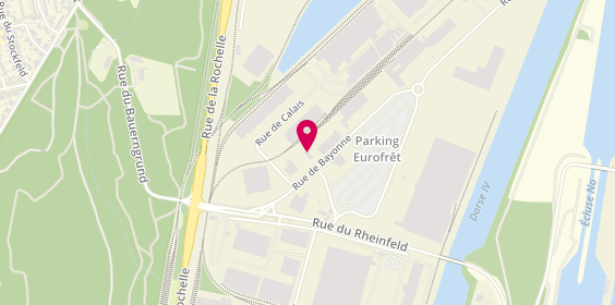 Plan de Autovision Pl, Rue de Calais Port Autonome, 67100 Strasbourg