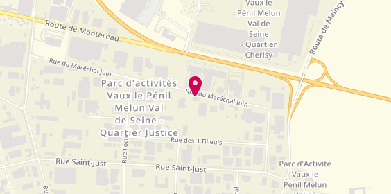 Plan de Autovision, Zone Industrielle
746 Rue du Maréchal Juin, 77000 Vaux-le-Pénil