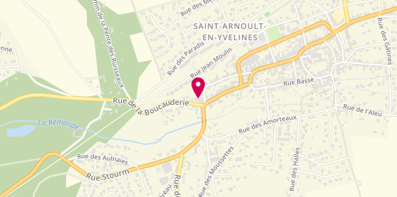 Plan de Centre contrôle technique DEKRA, 2 Rue de la Boucauderie, 78730 Saint-Arnoult-en-Yvelines
