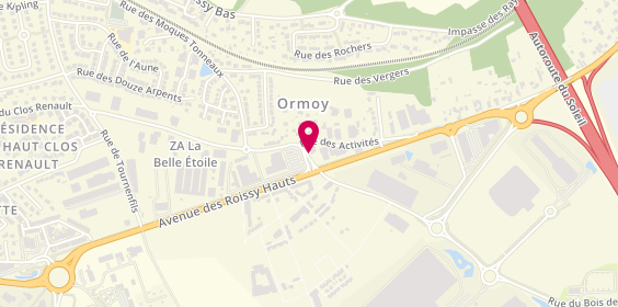 Plan de Controle Technique d'Ormoy Mennecy, 25 Rue des Moques Tonneaux, 91540 Ormoy
