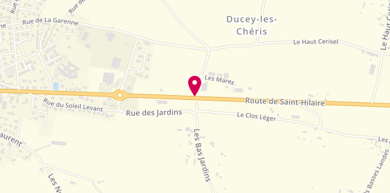 Plan de Auto Securite, Route de Saint Hilaire Les Mares Ducey, 50220 Ducey-les-Chéris
