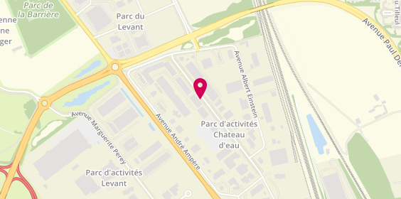 Plan de Azouard Développement, 555 Rue Blaise Pascal, 77550 Moissy-Cramayel