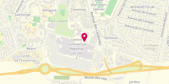 Plan de Autosur, Centre Commercial Ulis 2 Rue Aubrac, 91940 Les Ulis