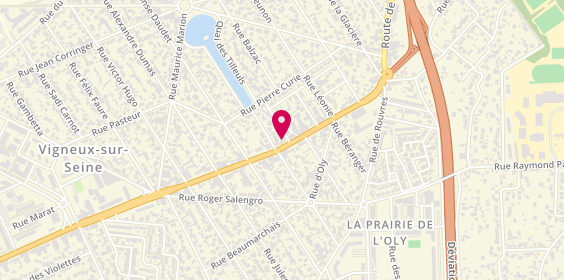 Plan de Autovision, 215 avenue Henri Barbusse, 91270 Vigneux-sur-Seine