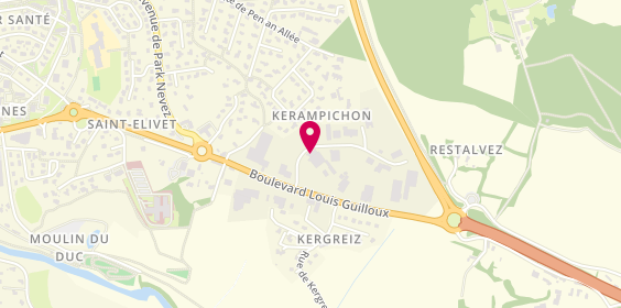 Plan de Centre de Controle Technique du Tregor, zone artisanale de Kerampichon
Route de Guingamp, 22300 Lannion