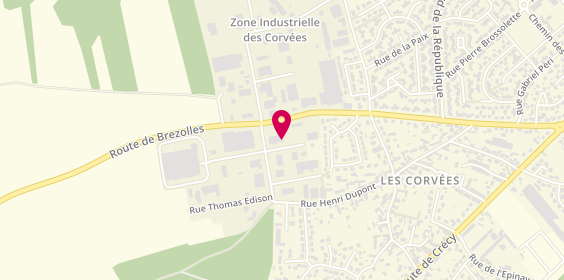 Plan de Dekra, Zone Industrielle Les Corvées 1 Rue James Joule, 28500 Vernouillet