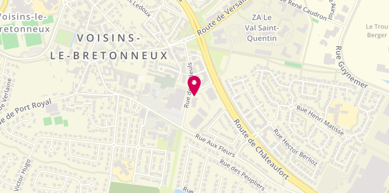 Plan de Autosur, 25-27 Rue des Tilleuls, 78960 Voisins-le-Bretonneux