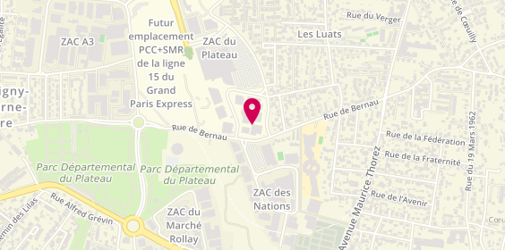 Plan de Autosur, 1 Rue du Regard des Luats, 94500 Champigny-sur-Marne