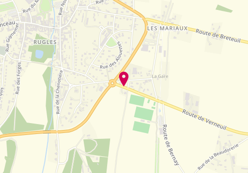 Plan de Autosécuritas, Route de Verneuil le Bois Cordieu, 27250 Rugles