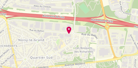 Plan de Autosur Noisy-Le-Grand, 15 Rue Ballon
Les Richardets Zone Industrielle, 93160 Noisy-le-Grand