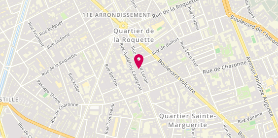 Plan de Dekra, 19 Rue Richard Lenoir, 75011 Paris