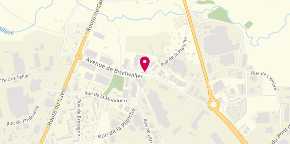 Plan de Dekra, Zone Industrielle Est
avenue de Bischwiller, 14500 Vire-Normandie