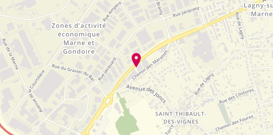 Plan de Autosur, 123 avenue du Général Leclerc, 77400 Lagny-sur-Marne