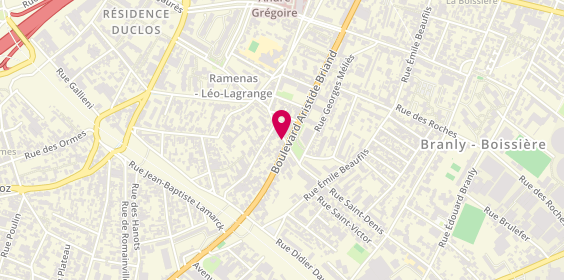 Plan de Autosur, 133 Boulevard Aristide Briand, 93100 Montreuil