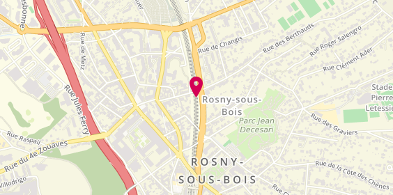 Plan de Autovision, 6 Rue de Lisbonne Zone Aménagement de Nanteuil, 93110 Rosny-sous-Bois