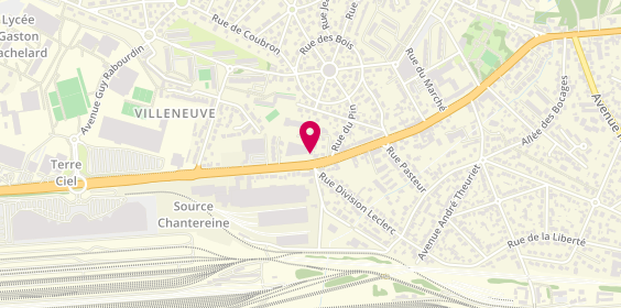 Plan de Autosur, 193 avenue Gendarme Castermant, 77500 Chelles
