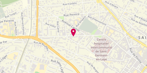 Plan de DEKRA, 135 Rue Léon Désoyer, 78100 Saint-Germain-en-Laye