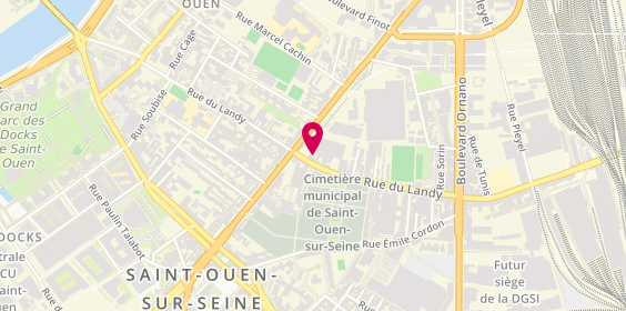 Plan de Autovision, 256 Rue du Landy, 93200 Saint-Denis