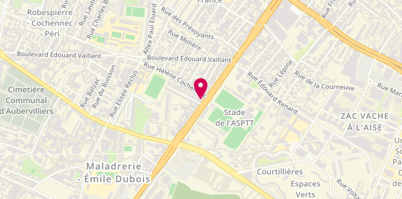 Plan de Ct Rn2, 239 avenue Jean Jaurès, 93300 Aubervilliers
