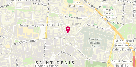 Plan de Autovision, 6 Rue Bonnevide, 93200 Saint-Denis