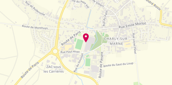 Plan de Charly contrôle auto, 19 Rue du Stade Garnier, 02310 Charly-sur-Marne