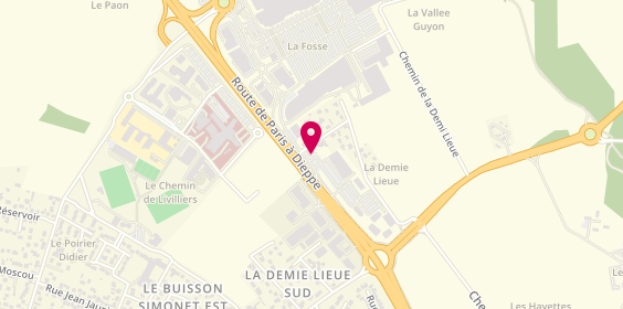 Plan de Autosur, Centre Commercial de l'Oseraie
16 Route de Paris à Dieppe, 95520 Osny